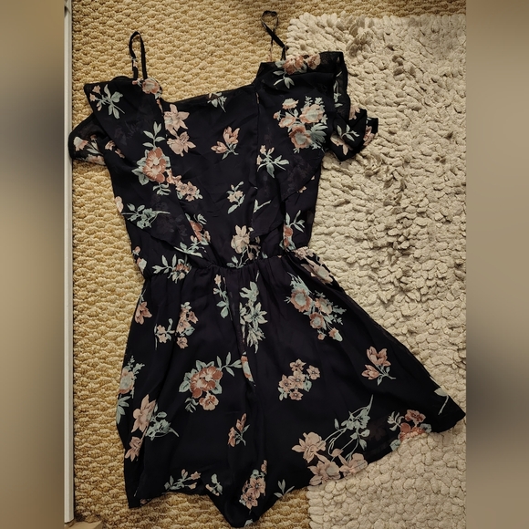 Trac Pants - Floral  Romper